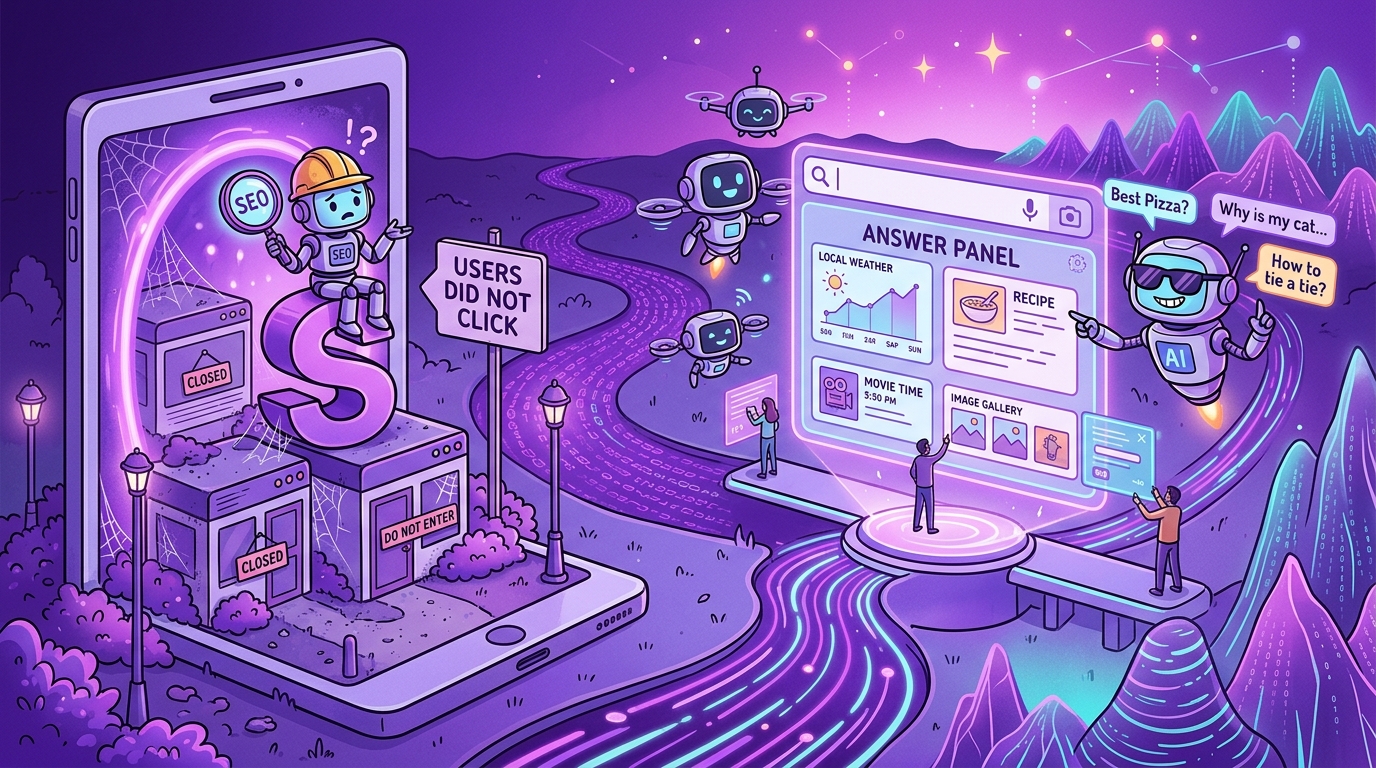 Что происходит с SEO, когда пользователь больше не открывает сайты